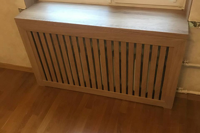 Комплексное оформление окна и радиатора (8). Работы компании РСК Интерьер.